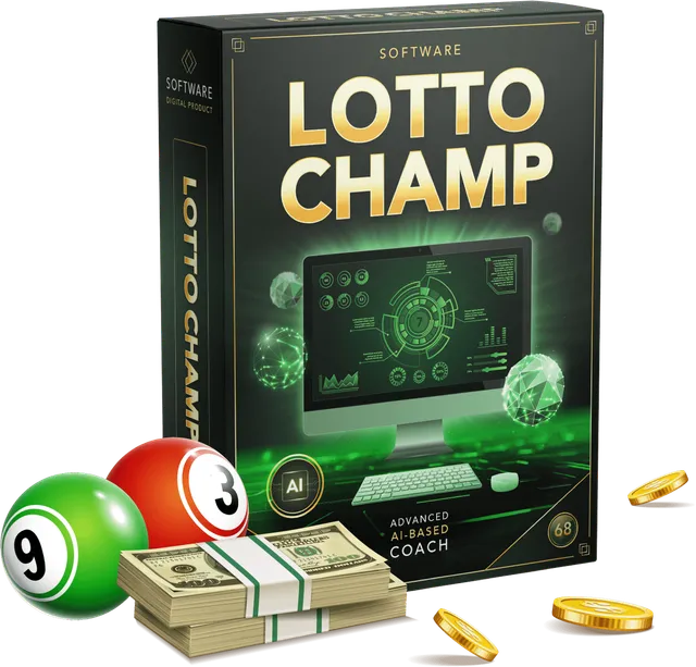 LottoChamp product box and dashboard preview